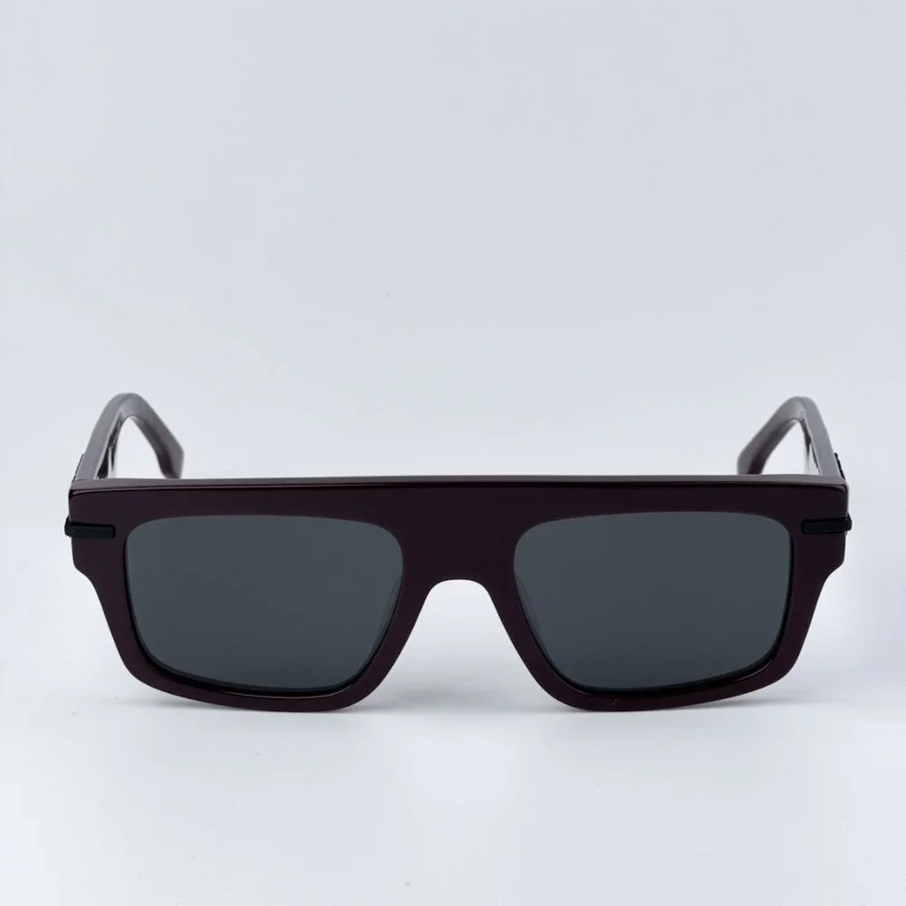 Fendi FE40091U FENDIGRAPHY 69A BRAND NEW Sunglassses Bordeaux Grey Unisex